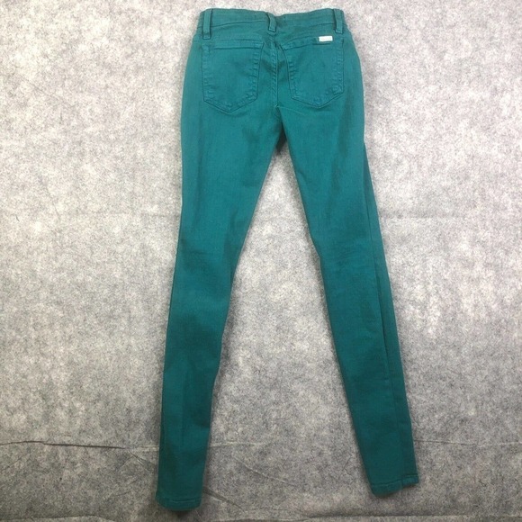 Joes Mid Rise Skinny Ankle Jeans Women's 25 Green Stretch Denim Casual - Picture 11 of 13